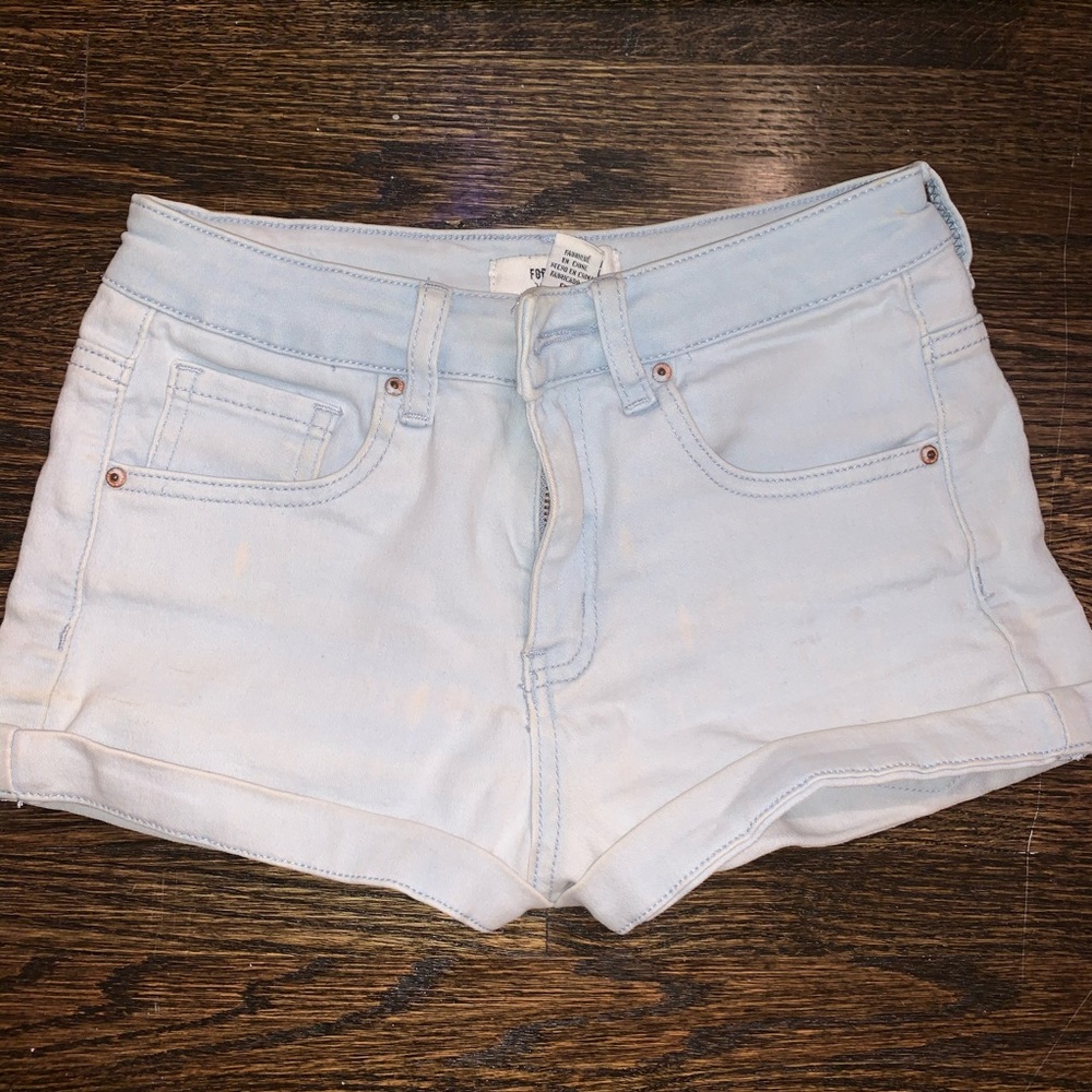 Denim shorts